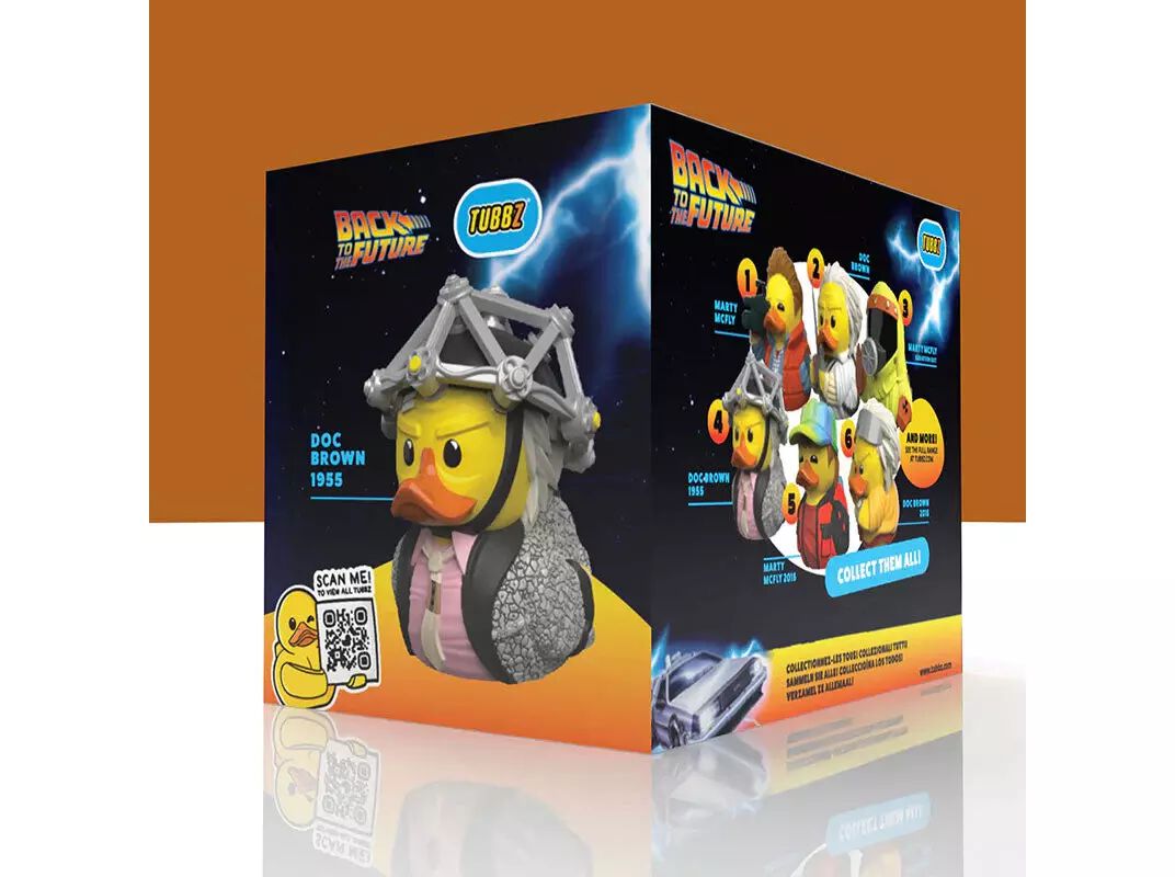 PATO TUBBZ BACK TO THE FUTURE DOC BROWN (ANOS 50) image number 1