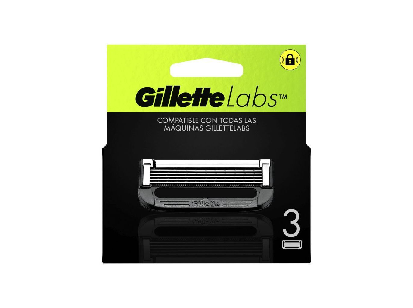 RECARGA L&Acirc;MINAS LABS GILLETTE 3UN