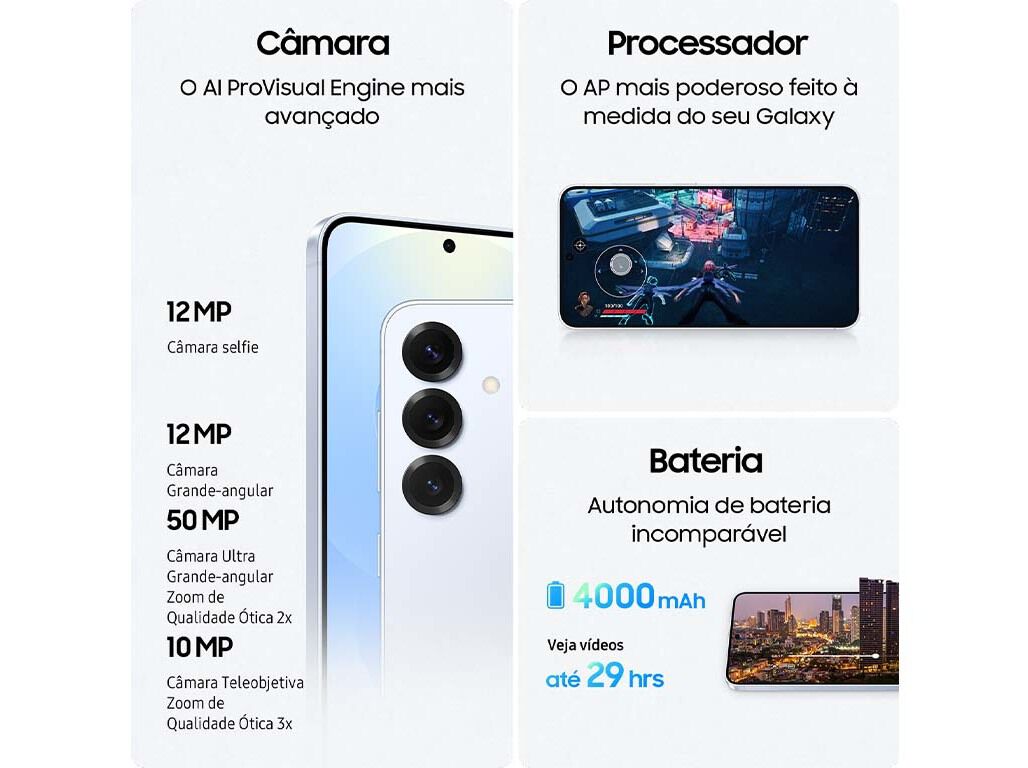 SMARTPHONE SAMSUNG GALAXY S25 128GB AZUL MARINHO image number 2