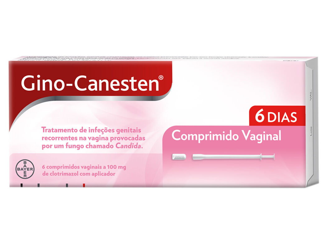 COMPRIMIDOS GINO CANESTEN VAGINAL 500MG 6UN