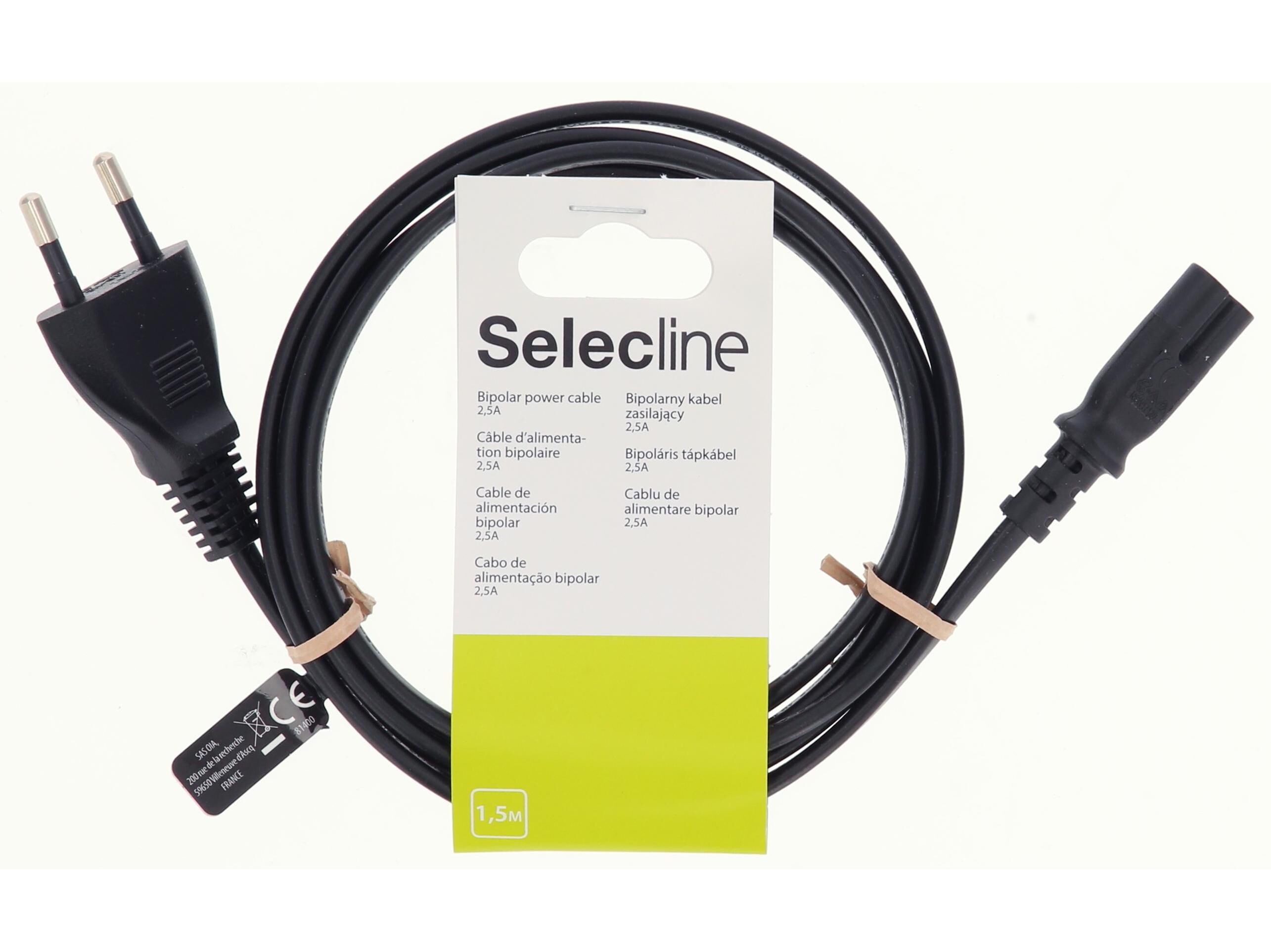 CABO ALIMENTA&Ccedil;&Atilde;O T/8 SELECLINE G4217955 1.5 MTS image number 1