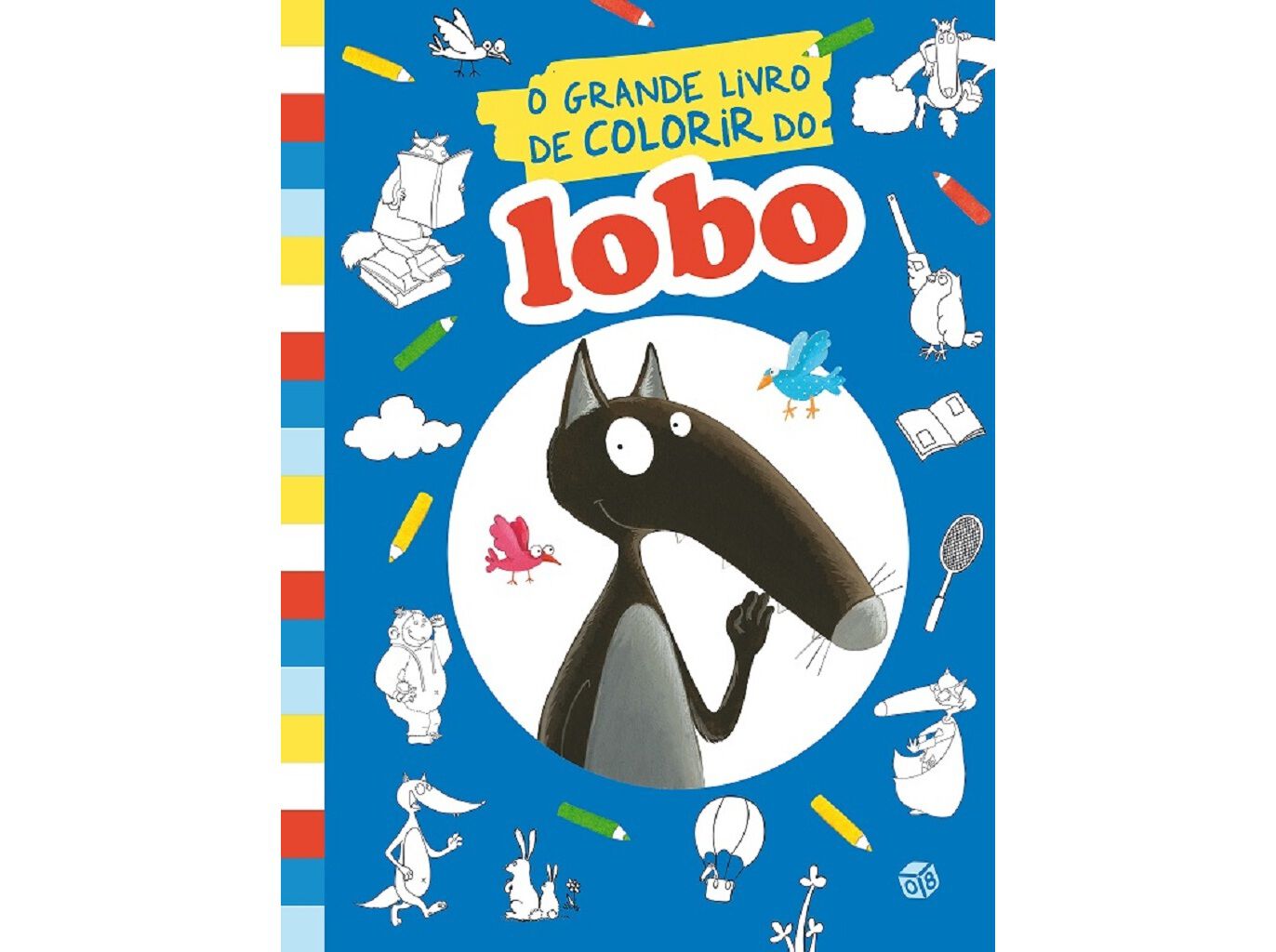 LIVRO O LOBO - O GRANDE LIVRO DE COLORIR DE ORIANNE LALLEMAND image number 0