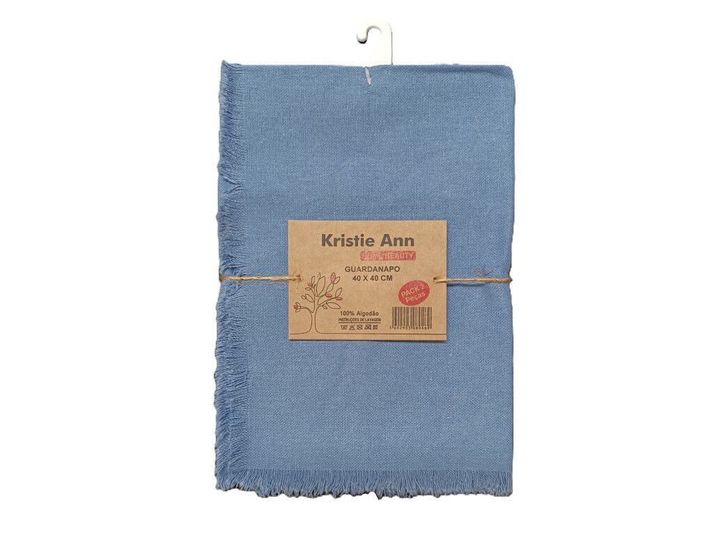 GUARDANAPO OPAL AZUL PACK 2 UNIDADES 40X40CM