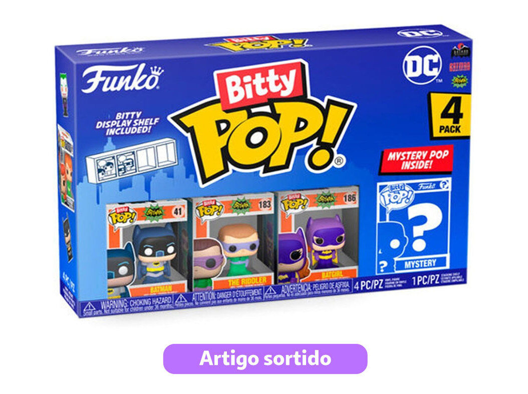 BITTY POP! DC BATGRIL 4PK FUNKO MODELOS SORTIDOS image number 0