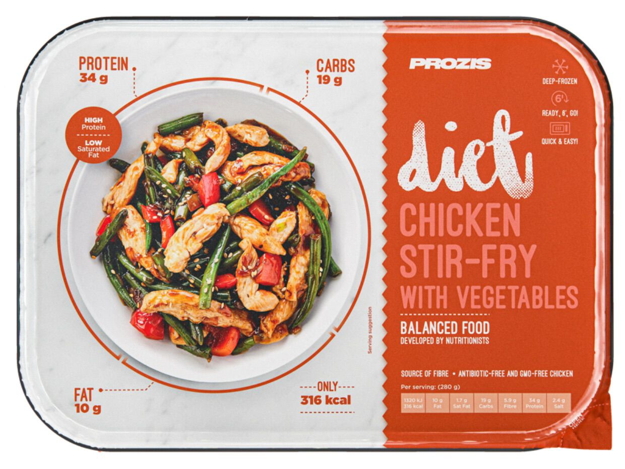 REFEI&Ccedil;&Atilde;O PROZIS DIET FRANGO SALTEADO COM VEGETAIS 280G image number 0