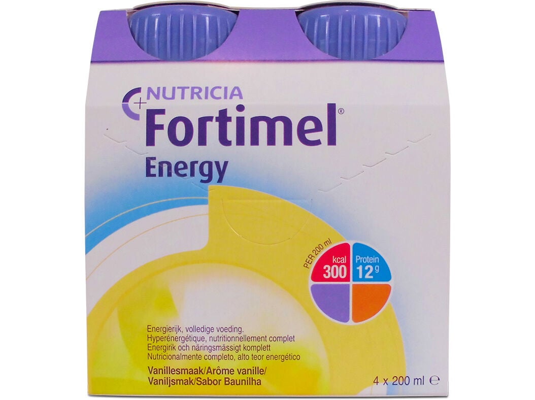 SUPLEMENTO FORTIMEL ENERGY BAUNILHA 4X200ML