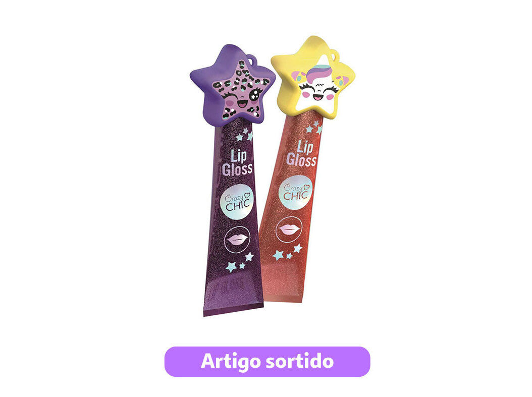 LIP GLOSS SHINE STAR CRAZY CHIC MODELOS SORTIDOS