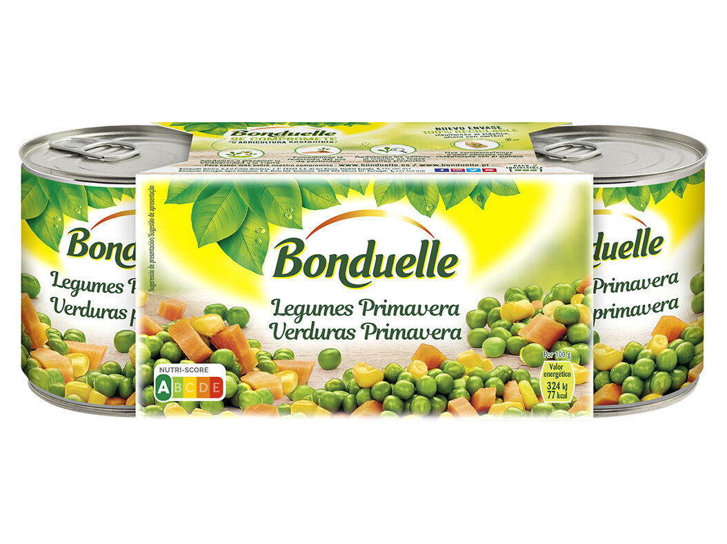LEGUMES PRIMAVERA BONDUELLE 3X200(140)G image number 0
