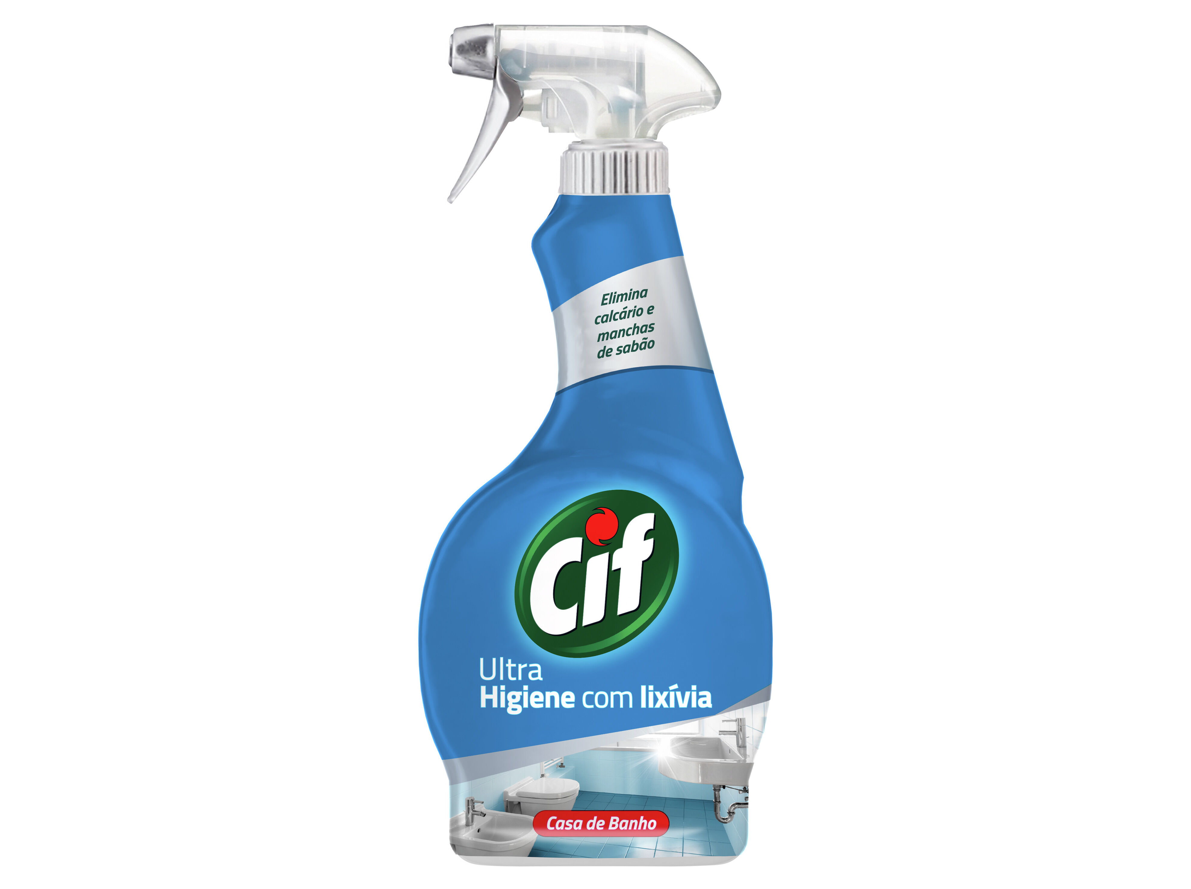 LIMPA CASA BANHO SPRAY CIF ULTRA HIGIENE COM LIX&Iacute;VIA 500ML