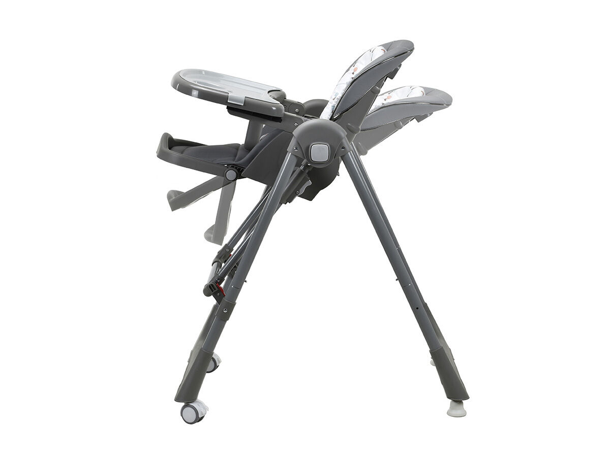 CADEIRA DE MESA ASALVO MULTIPOSI&Ccedil;&Otilde;ES BASMATI CINZENTO 91X45.6X56CM image number 6