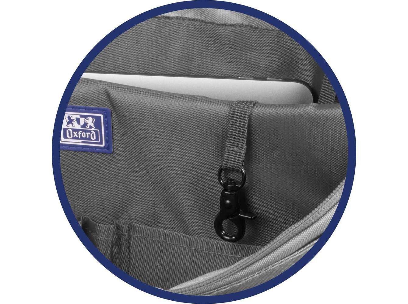 TOTE BAG B-TRENDY OXFORD CINZENTO 31X38X12CM image number 3