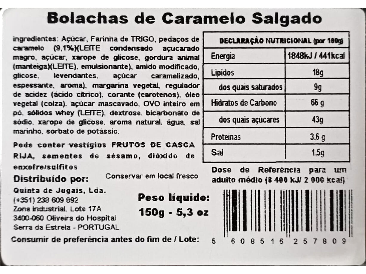 BOLACHAS MARIA CONFEITARIA LATA CARAMELO SALGADO 150G image number 1