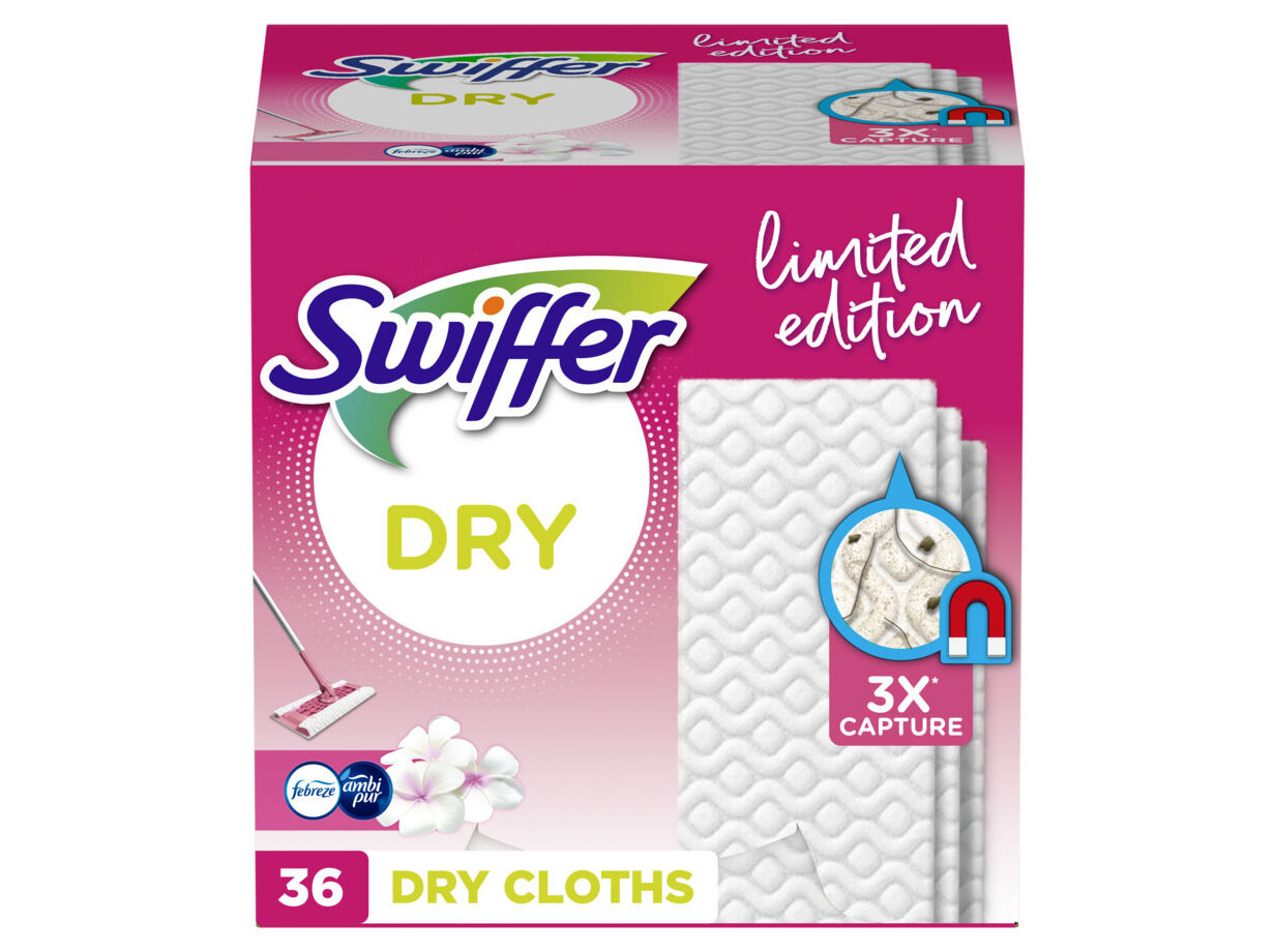 RECARGA DE MOPA SWIFFER PINK DRY FRESH 36 UNIDADES