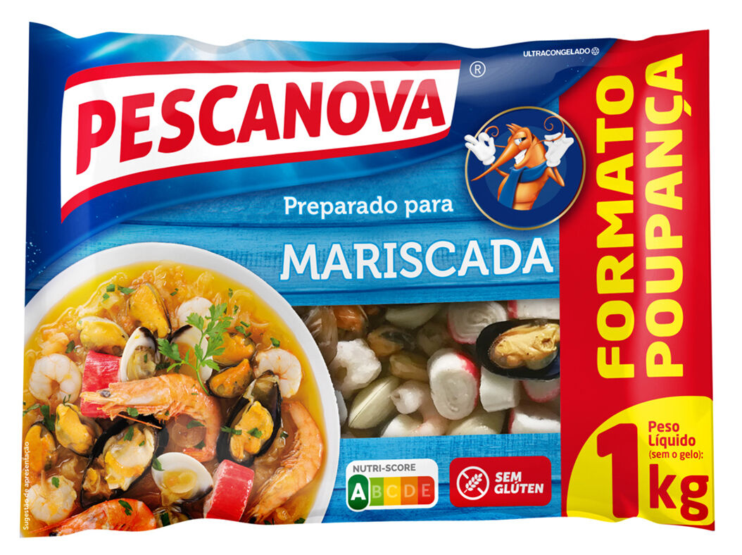 PREPARADO P/MARISCADA PESCANOVA SEM GLUT&Eacute;N 1KG