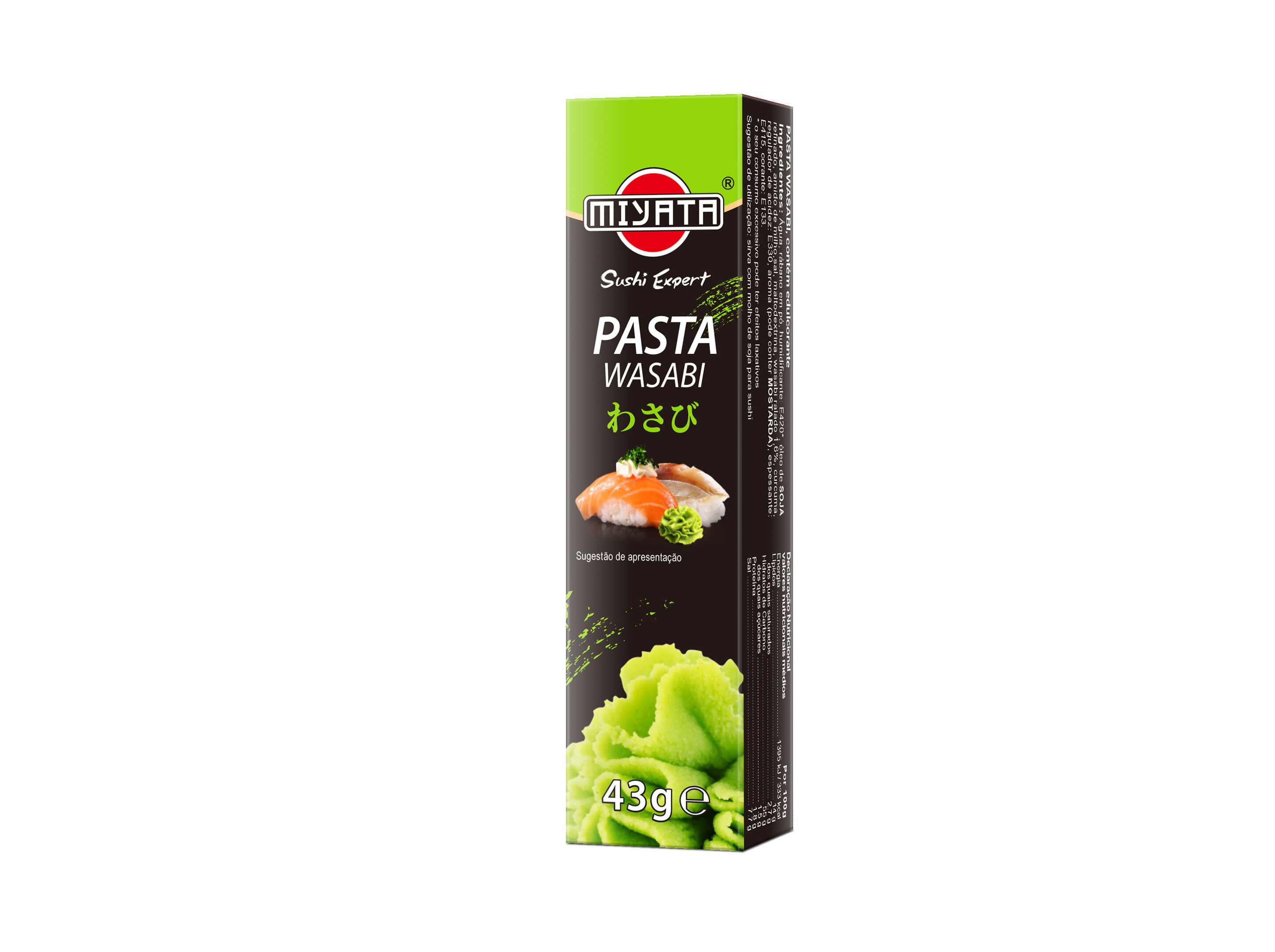 WASABI MIYATA PASTA 43G image number 1
