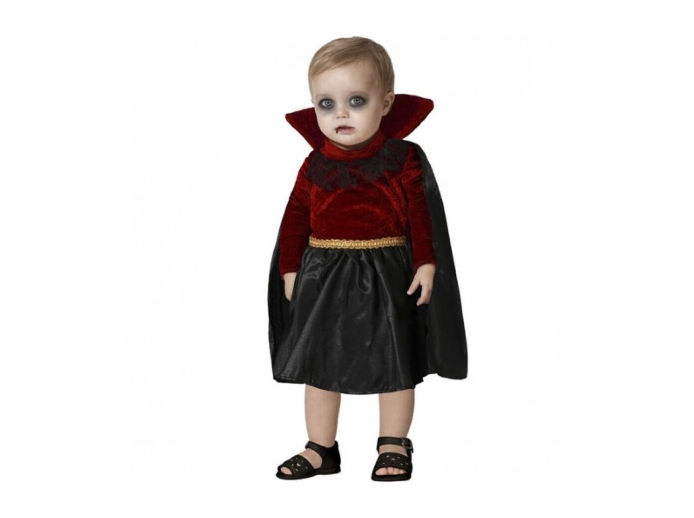 DISFARCE VAMPIRA PRETA FUNMAKERS 24 MESES - 86/96CM
