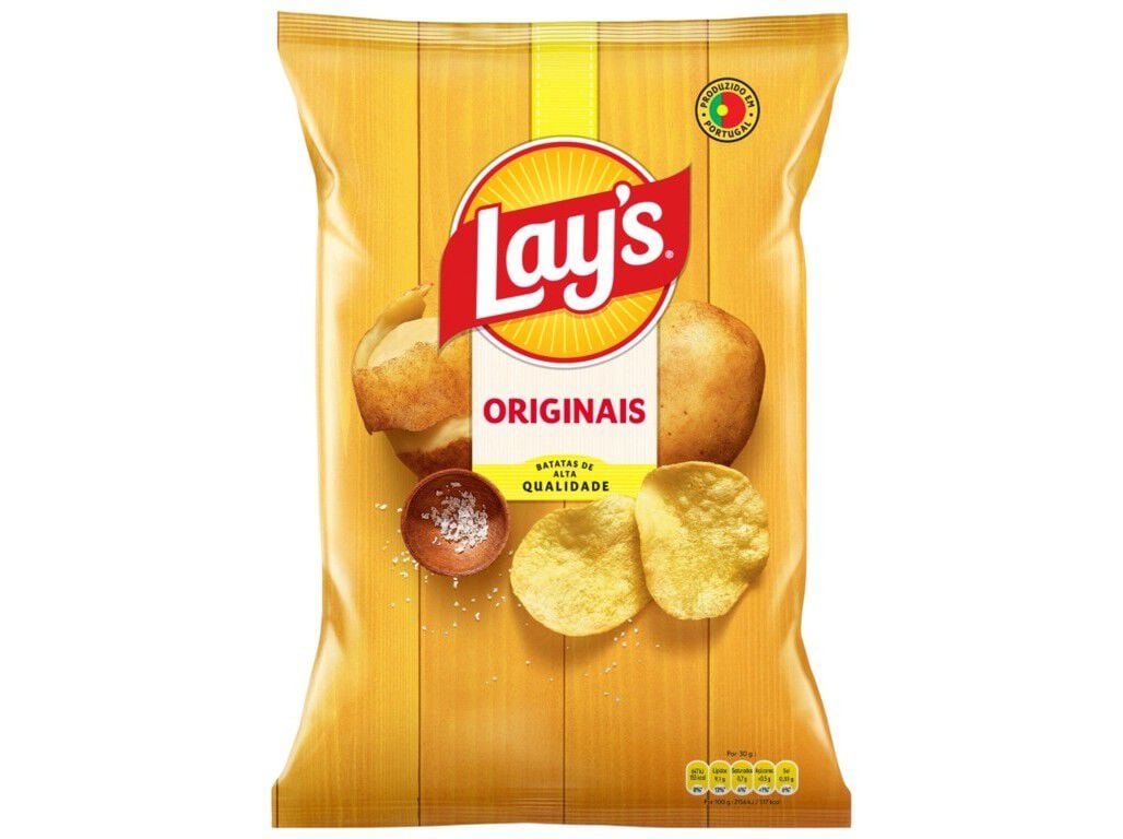 BATATAS FRITAS LAY'S LISAS SAL 160G
