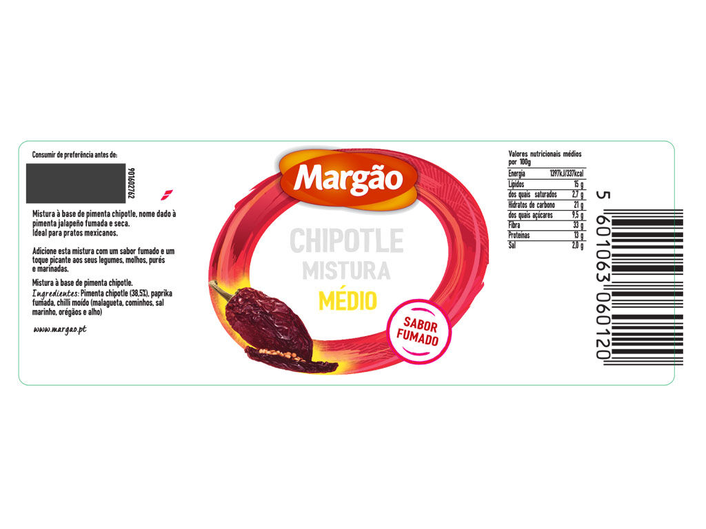 PIRI-PIRI MARG&Atilde;O CHIPOTLE 46G image number 1