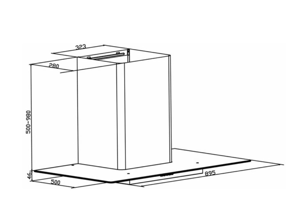 CHAMIN&Eacute; CANDY CVM970LX INOX 90 CM image number 1