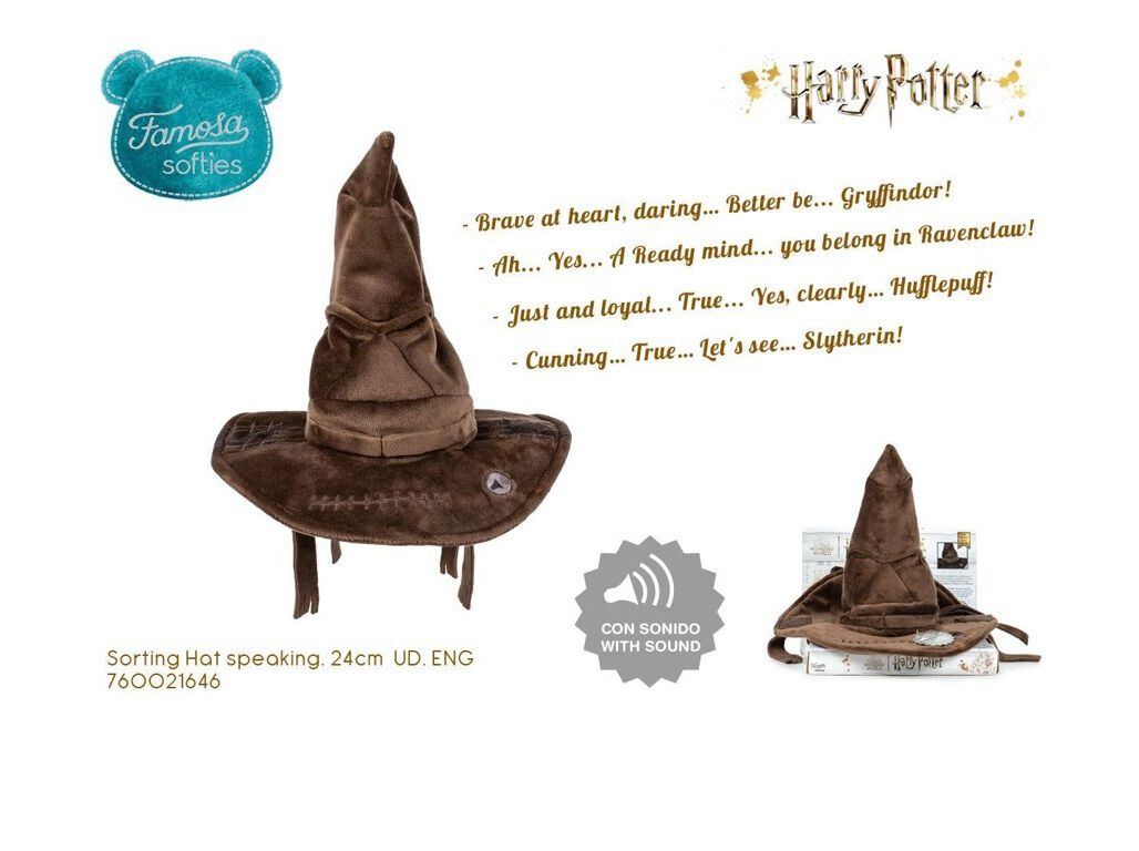 CHAP&Eacute;U FAMOSA SOFTIES HARRY POTTER 24CM