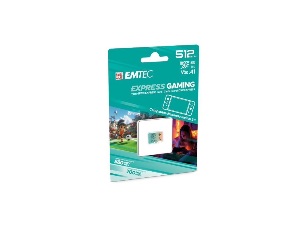 MICROSD EMTEC GAMING SWITCH 2 EXTREME 512GB