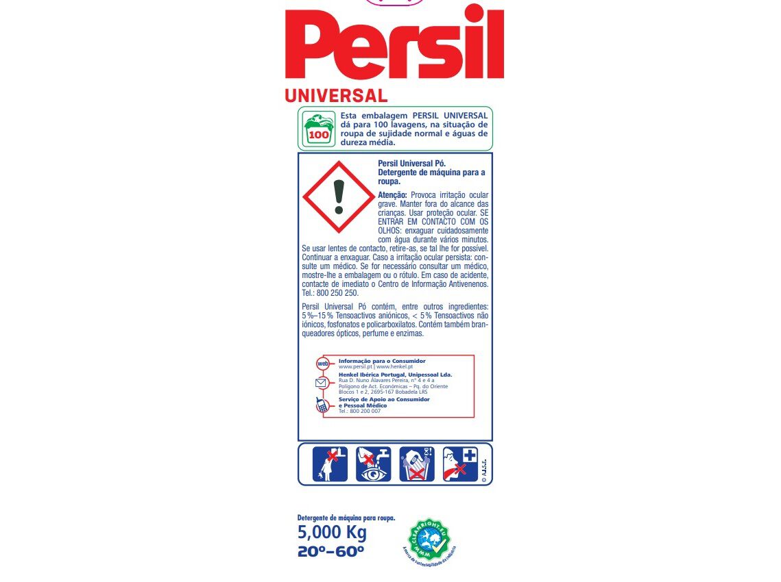 DETERGENTE ROUPA M&Aacute;QUINA PERSIL P&Oacute; UNIVERSAL 100D image number 1