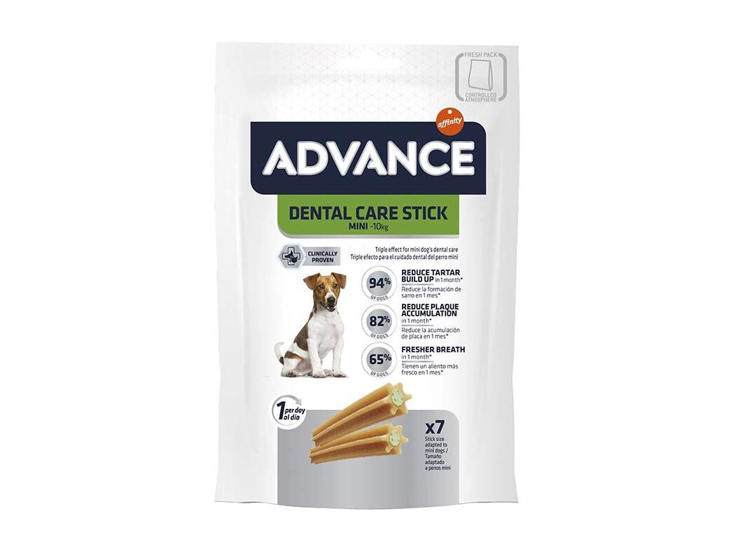 SNACK PARA C&Atilde;O ADVANCE DENTAL CARE MINI 90G