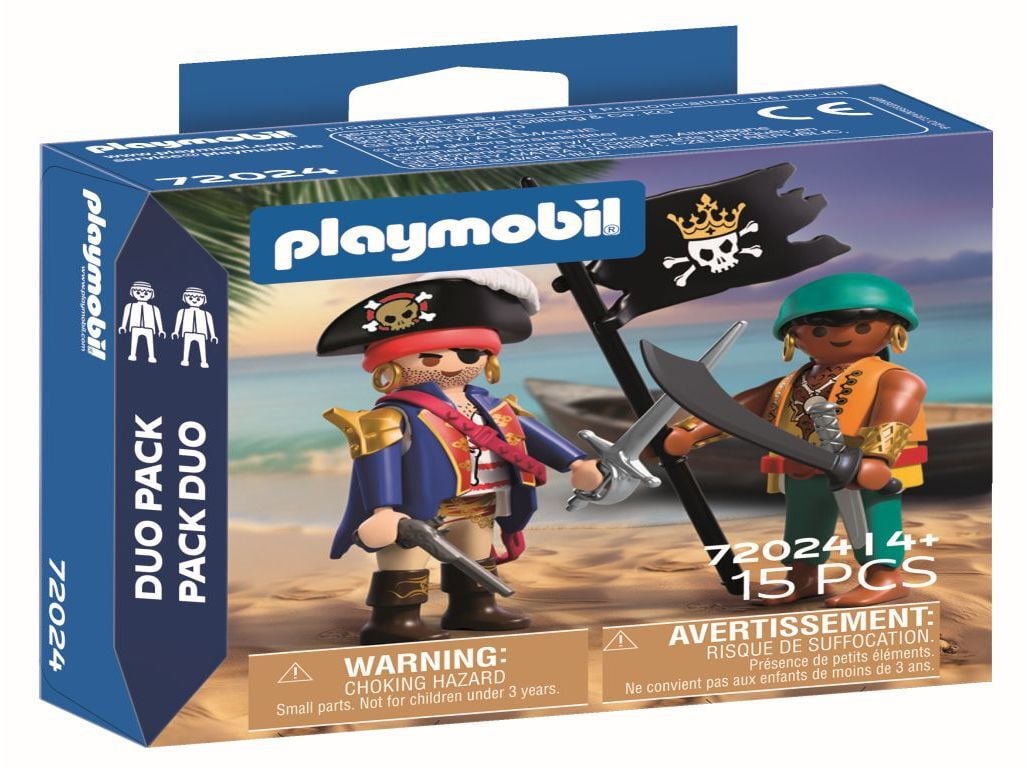 DUOPACK PIRATAS PLAYMOBIL 72024 image number 0