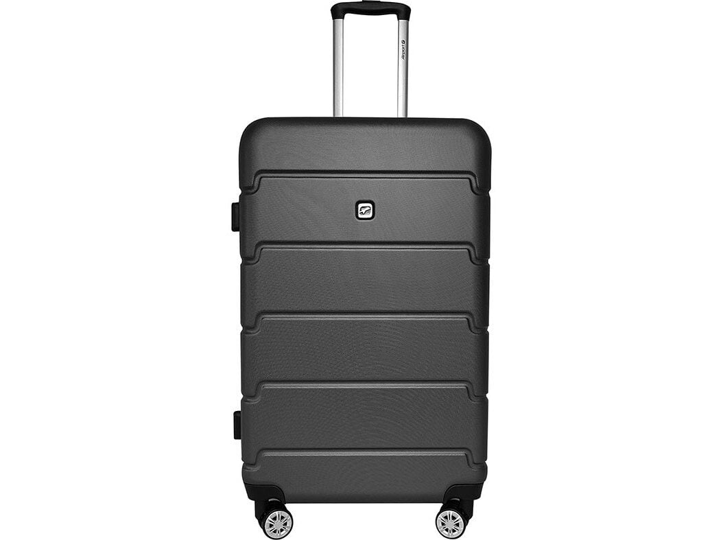 MALA DE VIAGEM GRANDE R&Iacute;GIDA AIRPORT PRATEADO 8 RODAS 74X46X38CM image number 0