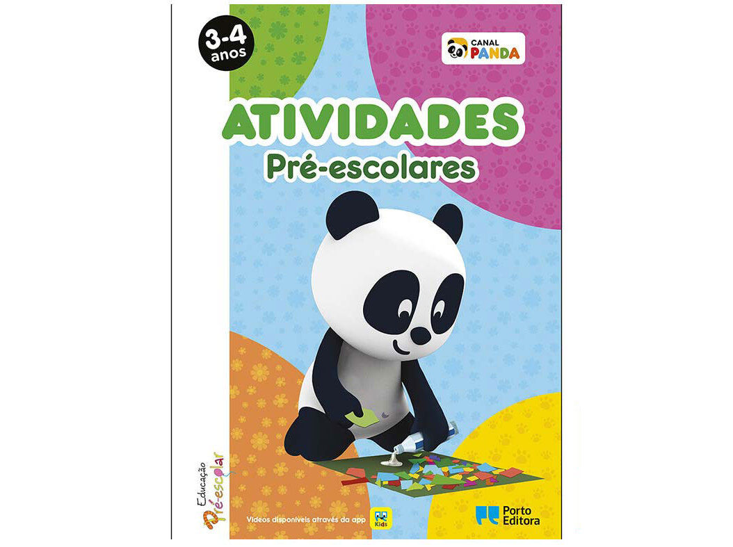 LIVRO ATIVIDADES PR&Eacute;-ESCOLARES PANDA - 3-4 ANOS