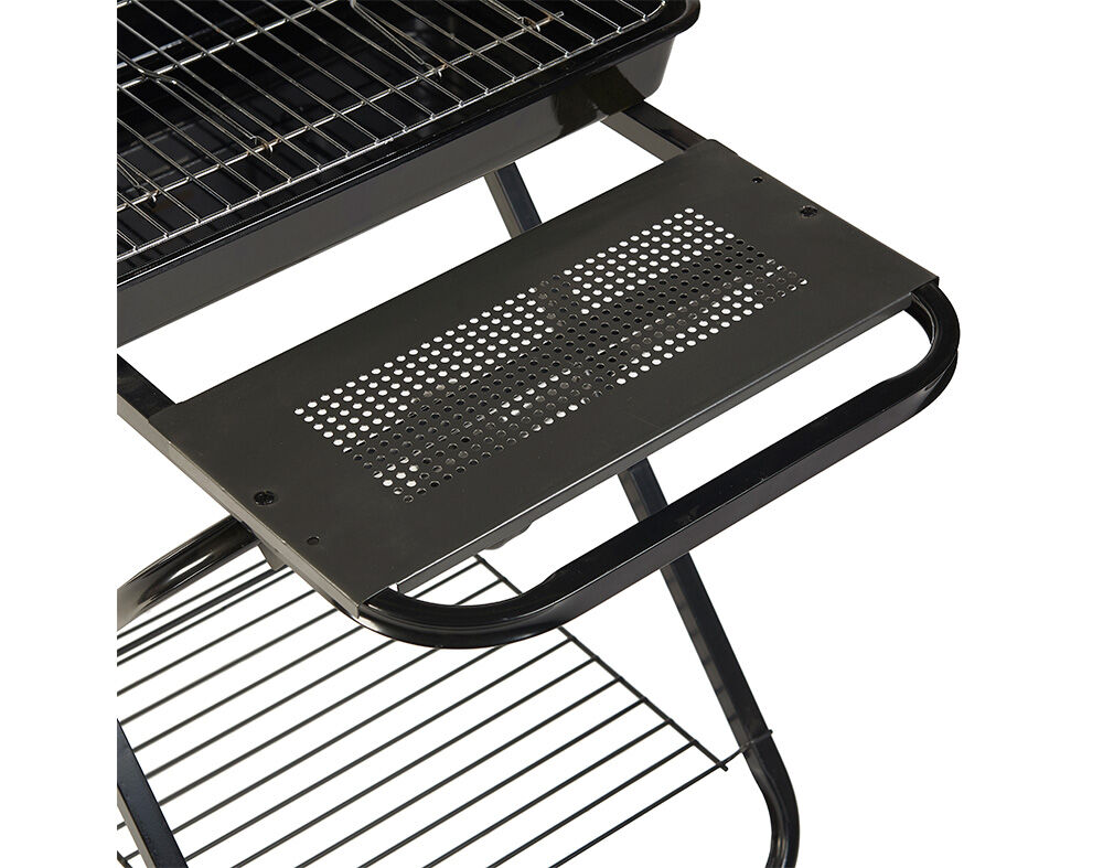 BARBECUE COM RODAS A CARV&Atilde;O GARDENSTAR PRETO 60.5X70X82CM image number 1