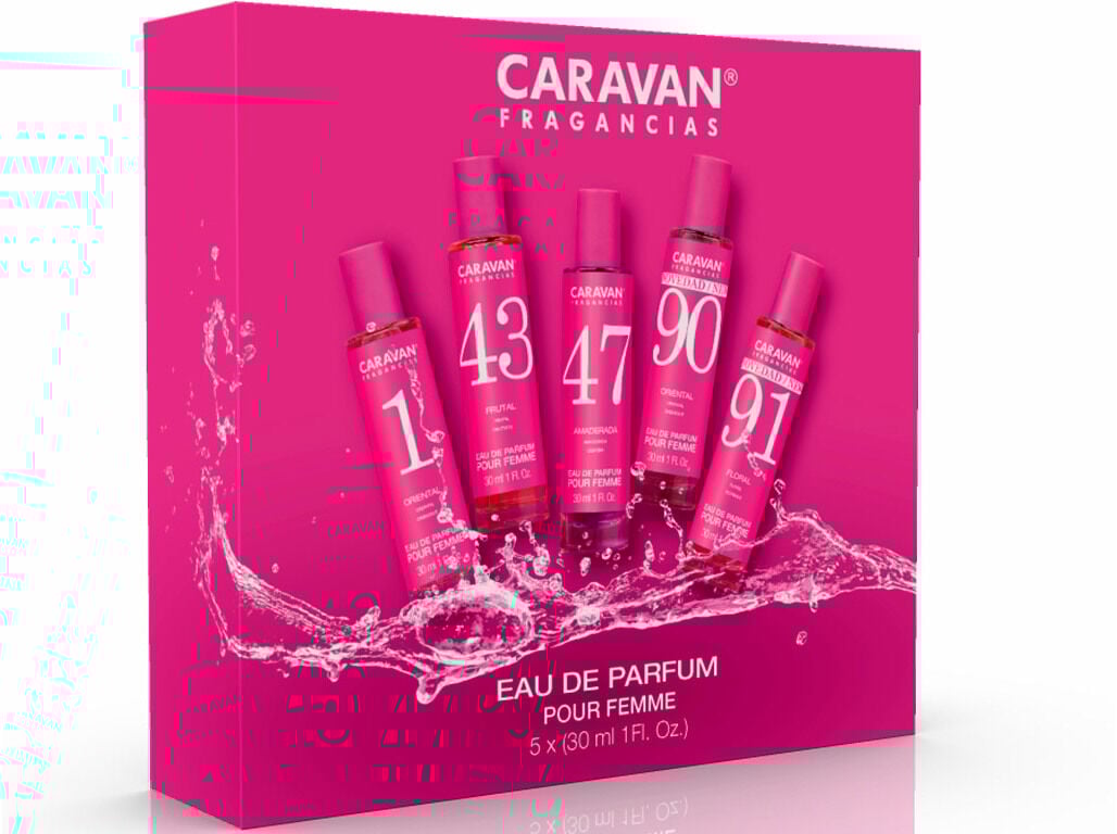 CONJUNTO DE PERFUMES CARAVAN DISCOVERY SET 5 UN X 30ML