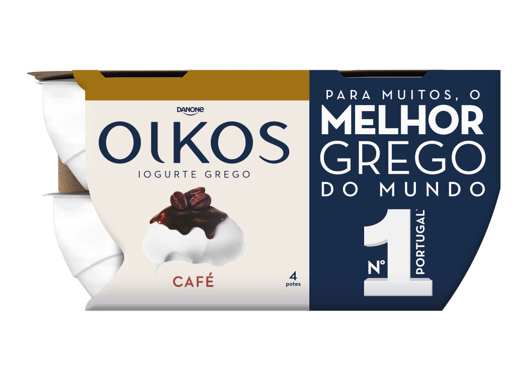 IOGURTE OIKOS DANONE GREGO CAF&Eacute; 4X110G