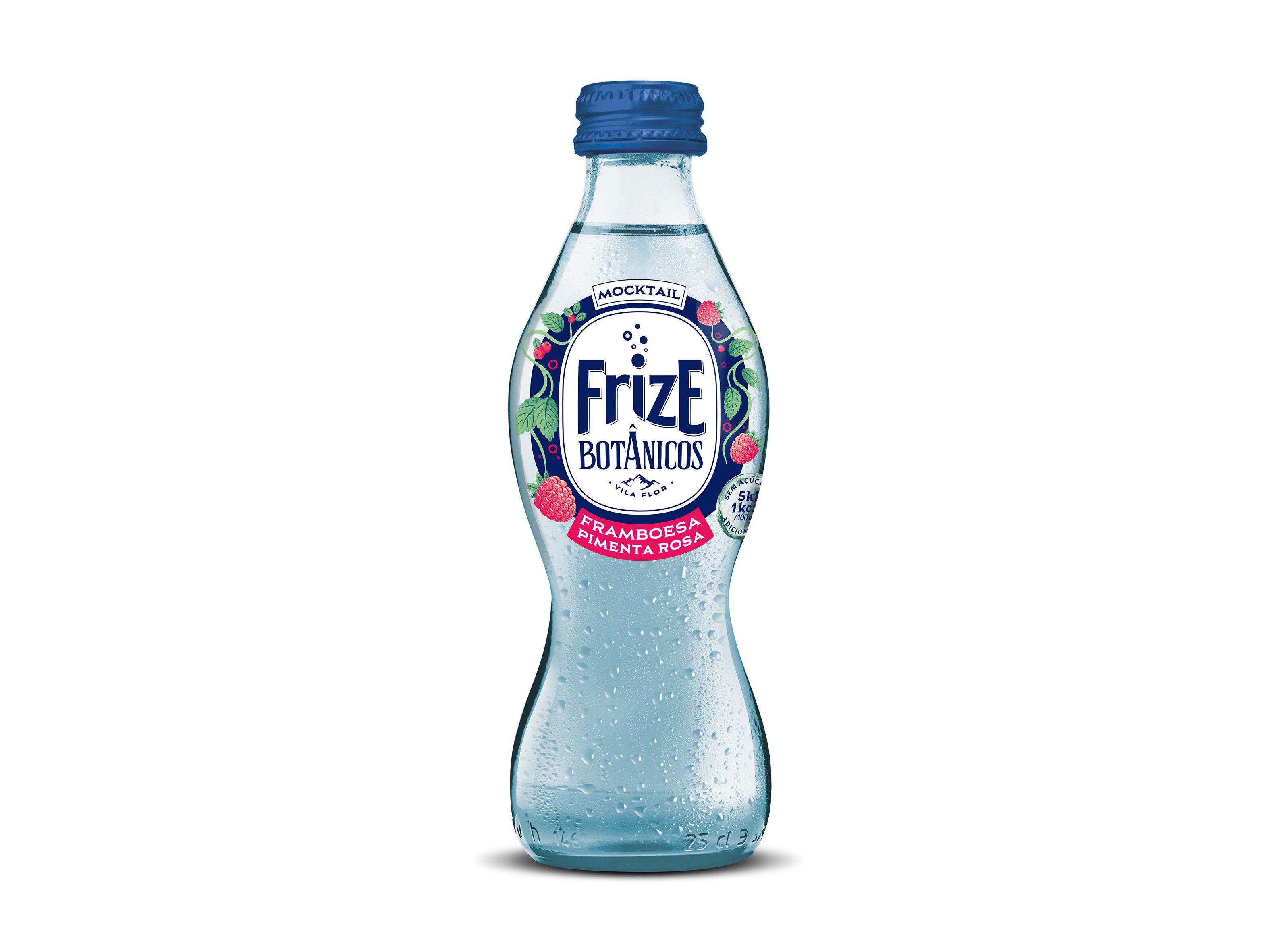 AGUA C/GAS FRIZE BOT FRAMB PIMENTA ROSA 0.25L image number 0