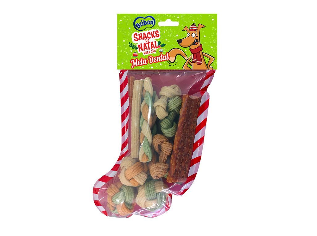 SNACKS PARA C&Atilde;O BRIBON MEIA DE NATAL image number 1