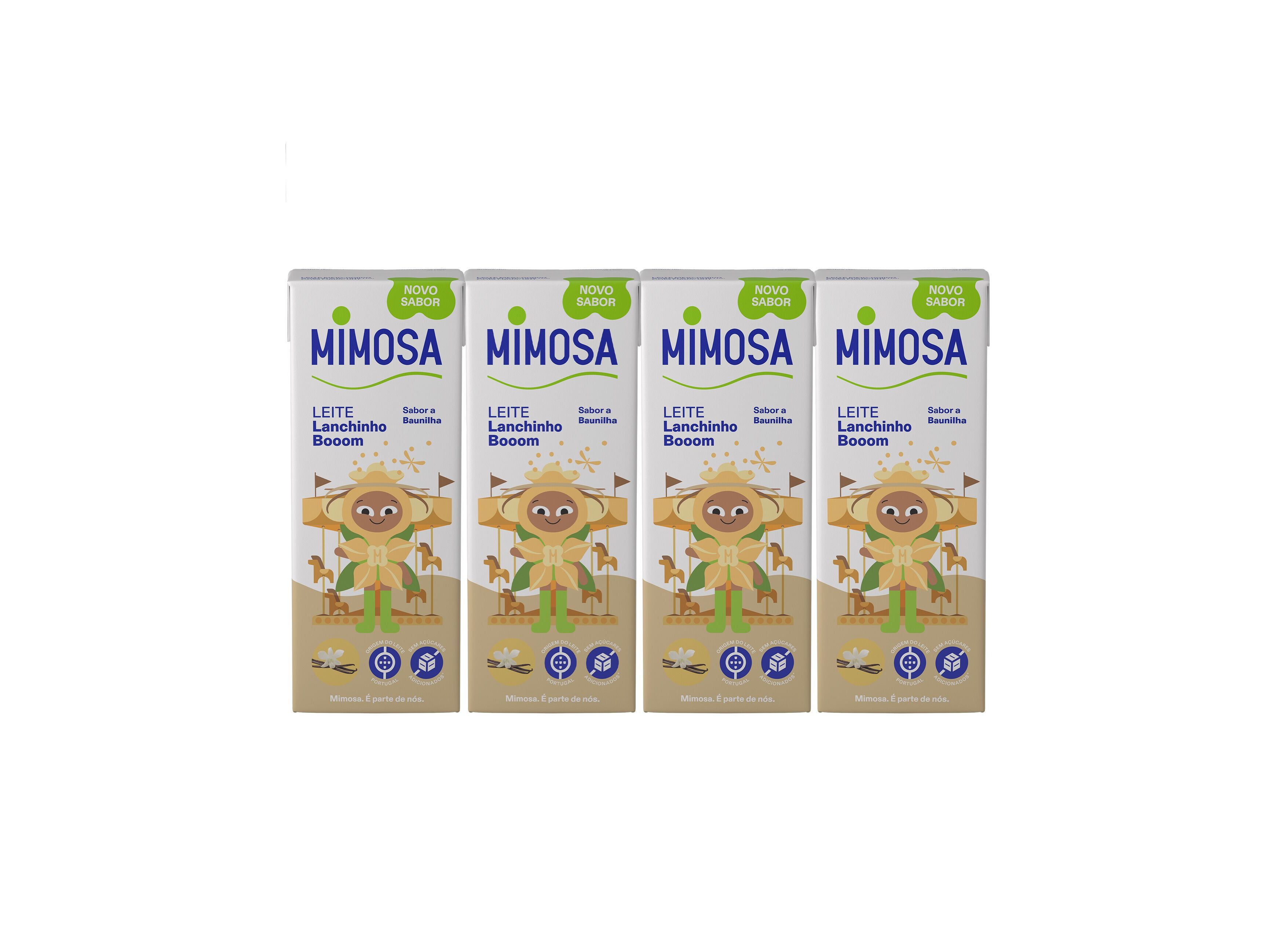 LEITE MIMOSA BAUNILHA 4X200ML image number 1