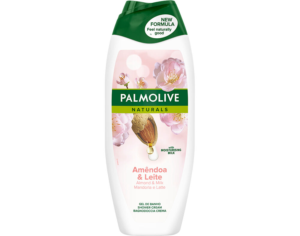 Gel de Banho Naturals Hidratante Leite de Am&ecirc;ndoa Palmolive 500ml image number 0