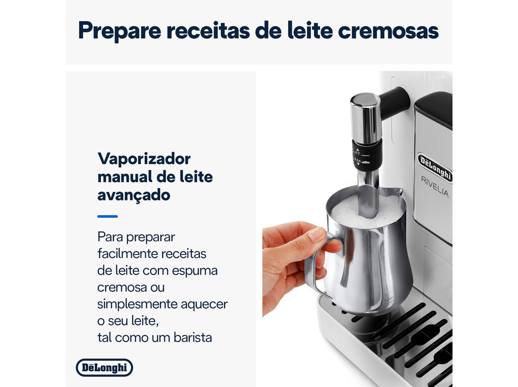 M&Aacute;QUINA DE CAF&Eacute; AUTOM&Aacute;TICA DELONGHI RIVELIA EXAM440.35.W BR RIVELIA image number 3