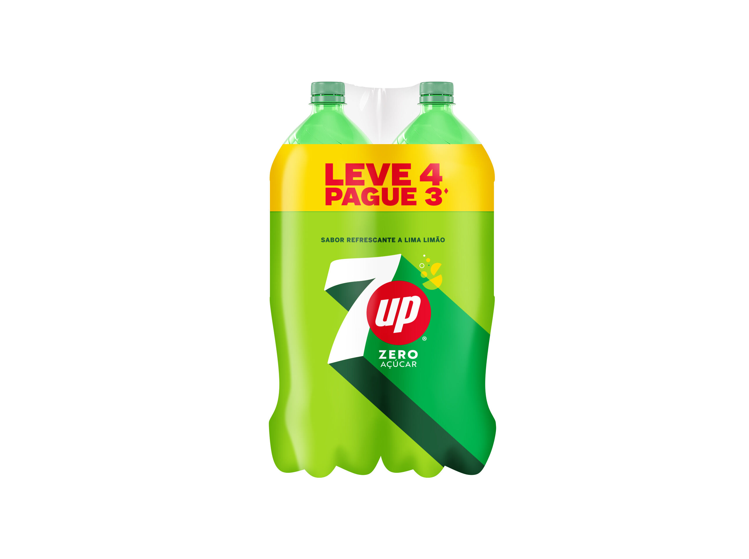 REFRIGERANTE C/ G&Aacute;S 7UP LIMA LIM&Atilde;O ZERO 4X1.5LT (SDR)