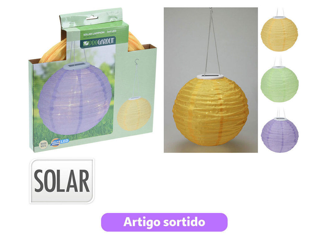 BOLA SOLAR &Oslash;28CM CORES SORTIDAS image number 0