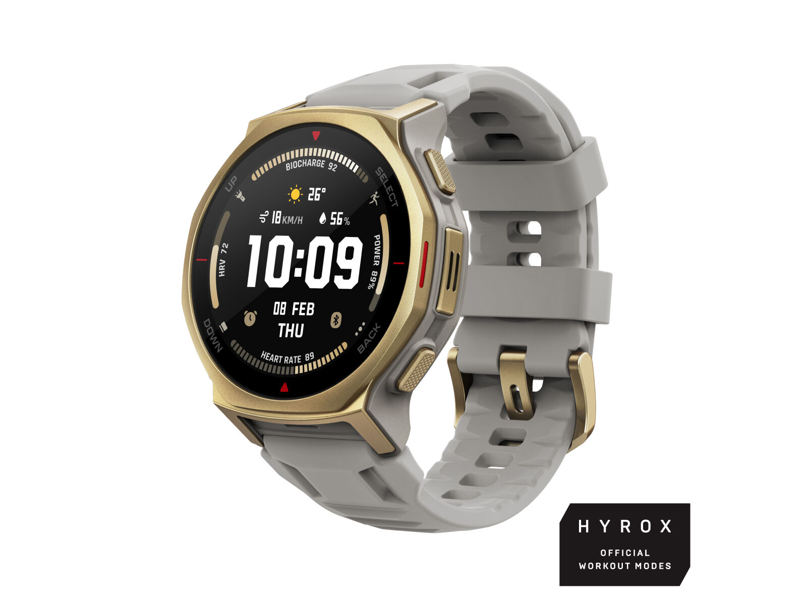SMARTWATCH AMAZFIT T-REX 3 PRO 44MM ARTIC GOLD image number 1