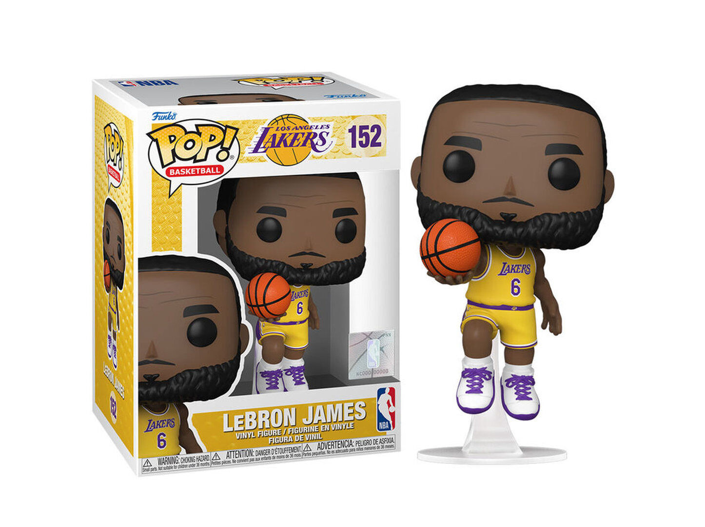 FIGURA FUNKO POP NBA: LAKERS- LEBRON JAMES image number 0