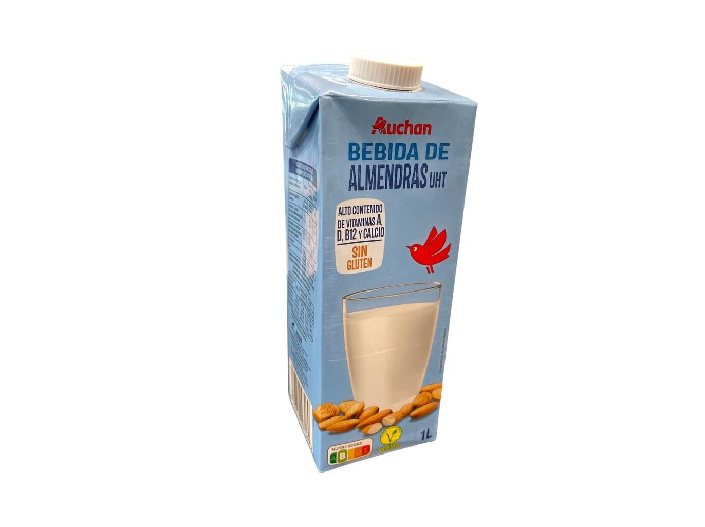 BEBIDA AUCHAN AM&Ecirc;NDOAS SEM GL&Uacute;TEN 1L