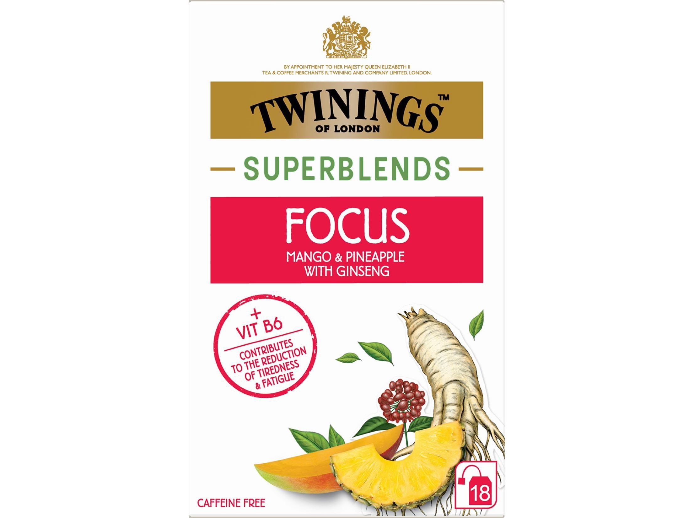 INFUS&Atilde;O TWININGS SUPERBLEND FOCUS 18 SAQ image number 0