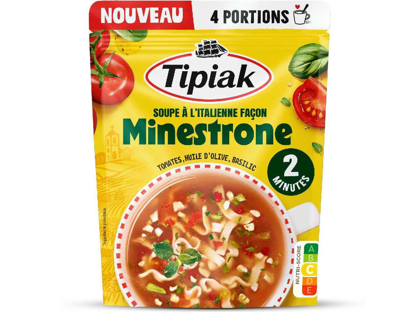 SOPA INSTANT&Acirc;NEA TIPIAK MINESTRONE 100G image number 0