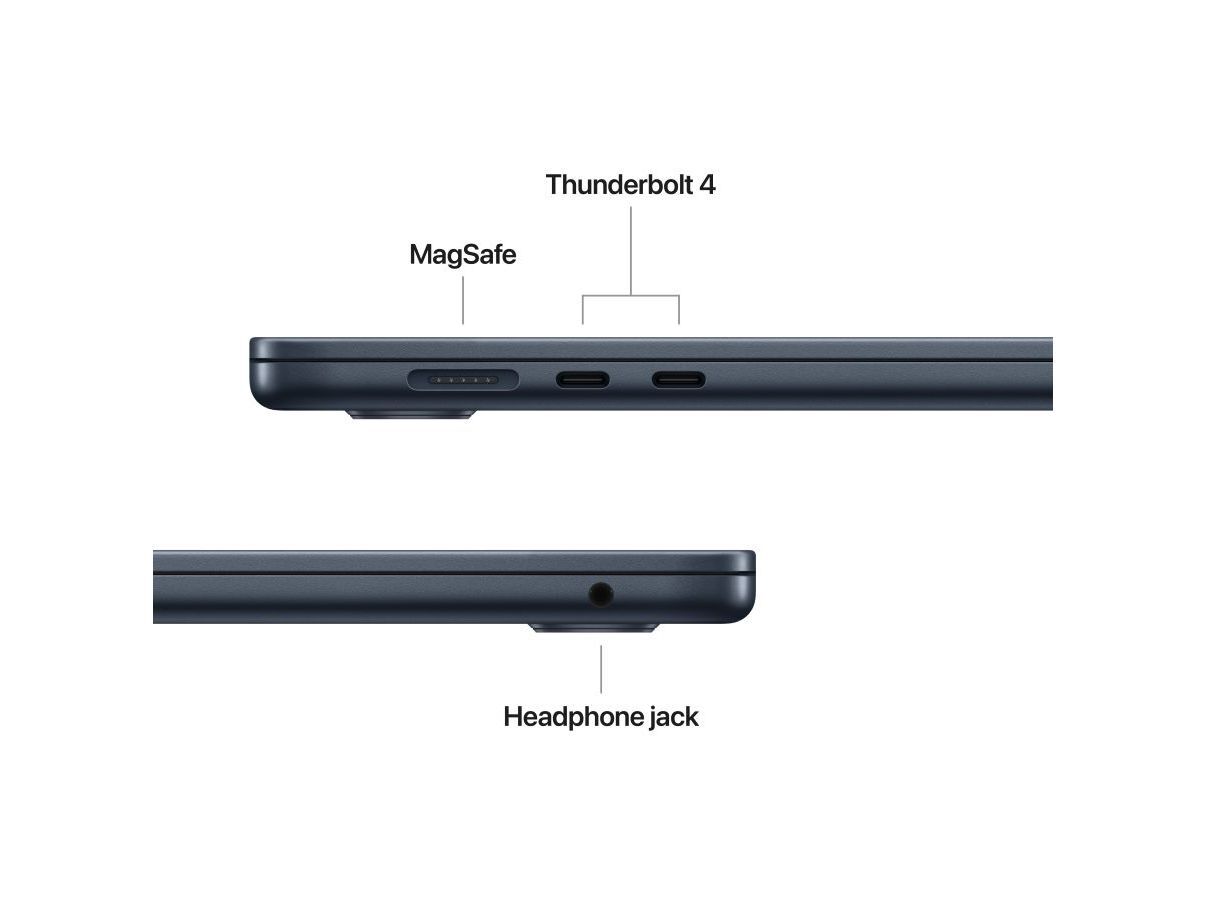 MACBOOK AIR APPLE (13" M4 10-CORE CPU 10-CORE GPU RAM:16GB 512GB SSD MIDNIGHT) image number 4