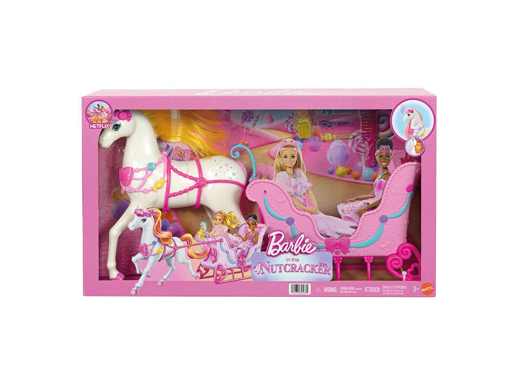 CAVALO E TREN&Oacute; BARBIE TERRA DOS DOCES image number 0