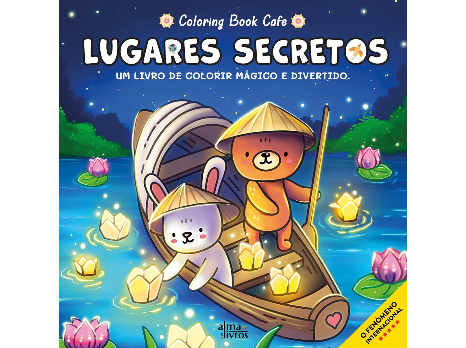 LIVRO LUGARES SECRETOS COLORING BOOK CAFE image number 0