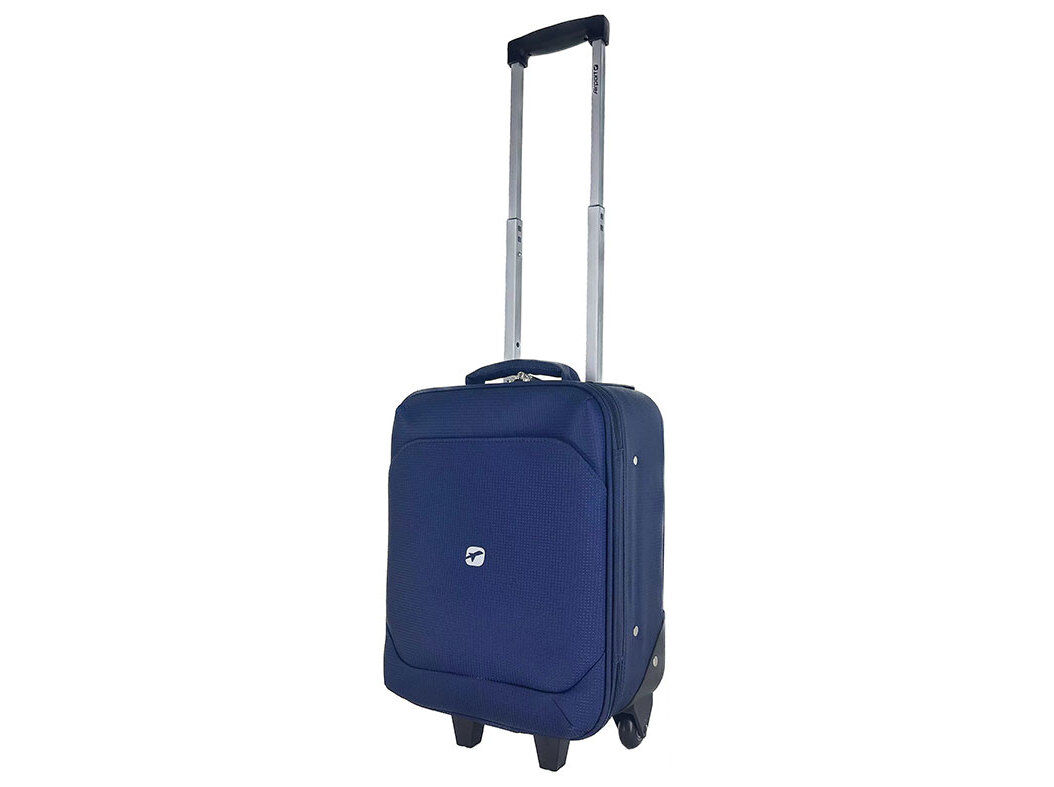 MALA DE CABINE FLEX&Iacute;VEL AIRPORT AZUL 4 RODAS 42X30X15CM