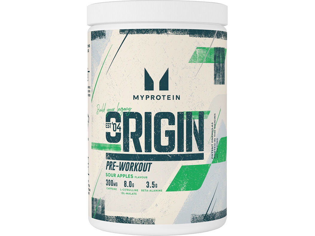 PR&Eacute;-TREINO MYPROTEIN ORIGIN MA&Ccedil;&Atilde; 600G